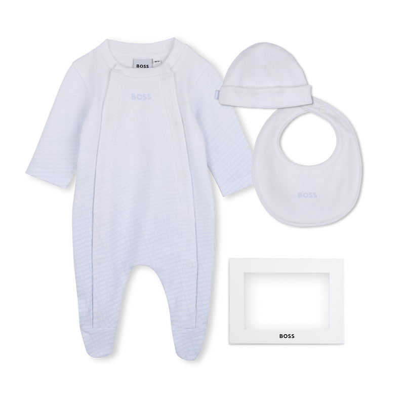 Ensemble pyjama, bonnet et bavoir BOSS 
                        GARCON