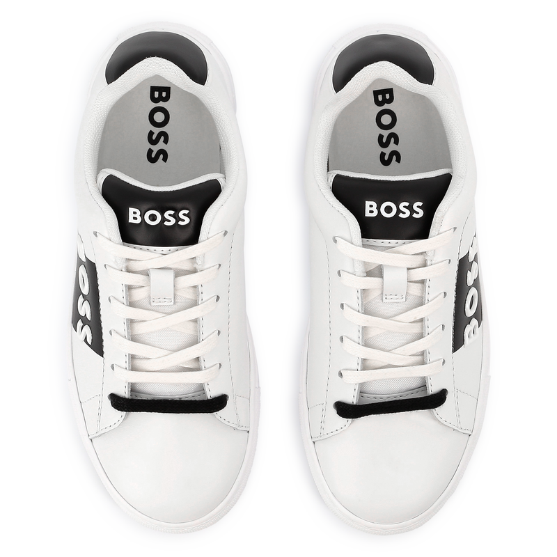 Baskets lacées en cuir BOSS 
                    GARCON