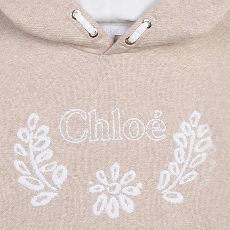 Sweat-shirt en molleton brodé CHLOE 
                    FILLE