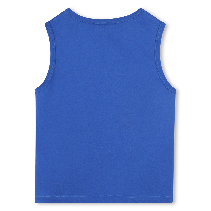 Débardeur siglé en coton KENZO KIDS 
                    GARCON