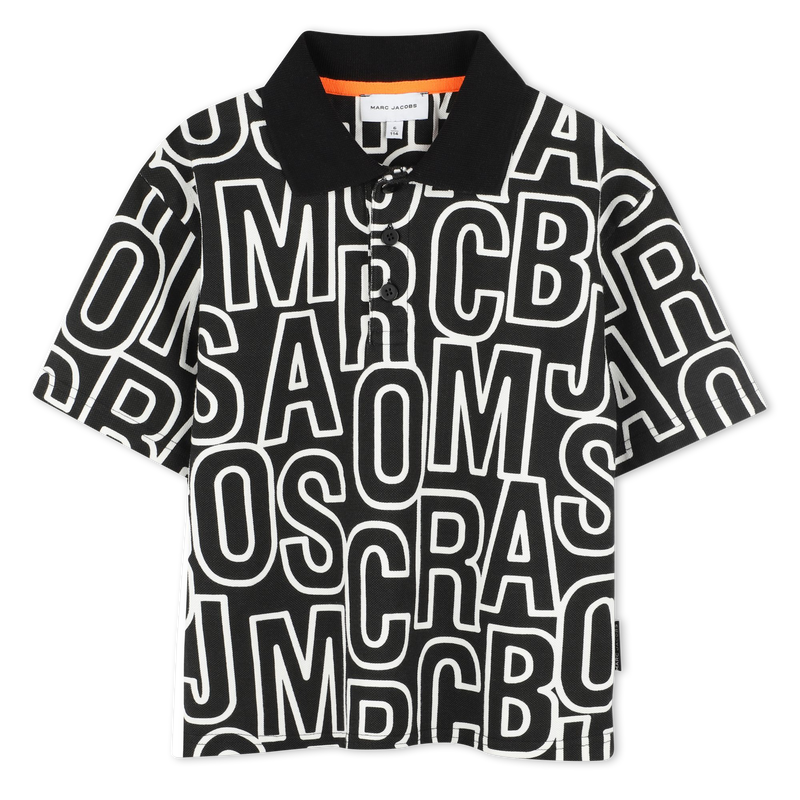 Polo imprim&eacute; monogramme MARC JACOBS 
                        GARCON