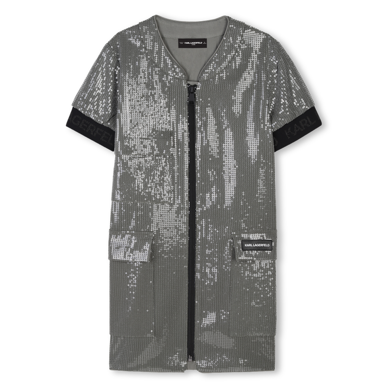 Robe à manches courtes KARL LAGERFELD KIDS 
                    FILLE