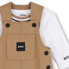 Ensemble salopette et tee-shirt BOSS 
                    GARCON