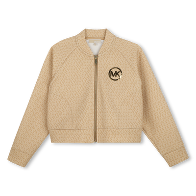 Cardigan en double jersey MICHAEL KORS FILLE