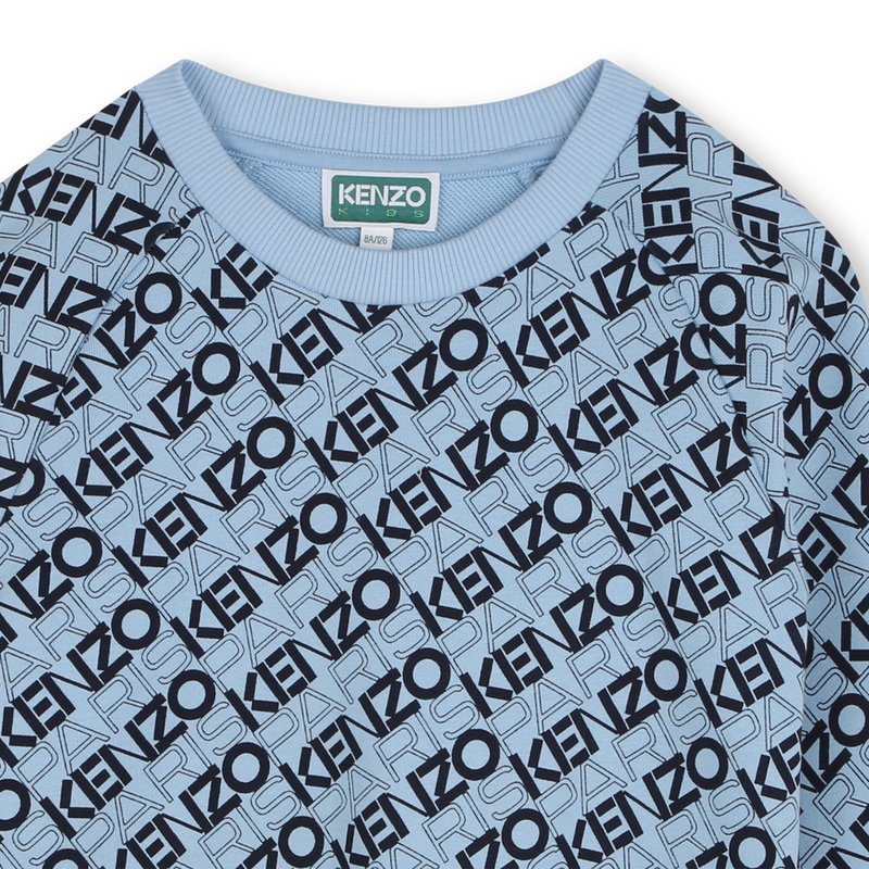 Sweat-shirt imprim&eacute; coton KENZO KIDS 
                        GARCON