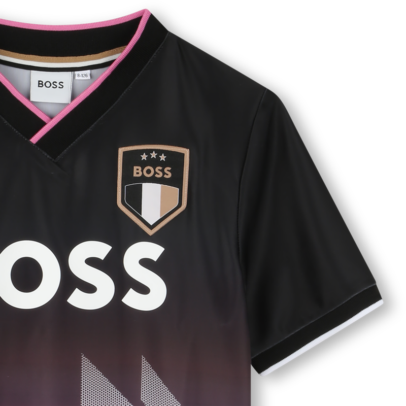 T-shirt manches courtes col V BOSS 
                        GARCON