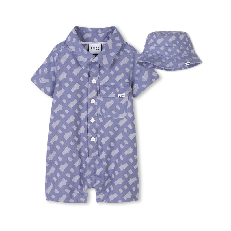 Ensemble combi-short et bob BOSS 
                    GARCON