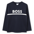 Tee-shirt manches longues, BLEU CARGO, hi-res