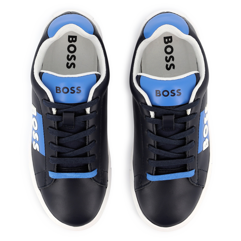 Baskets lacées en cuir BOSS 
                    GARCON