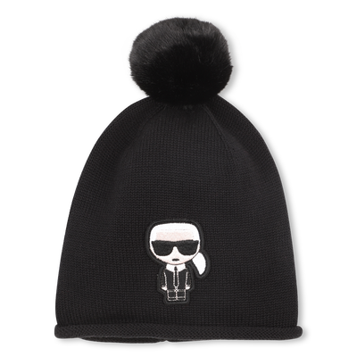 Bonnet tricot KARL LAGERFELD KIDS FILLE