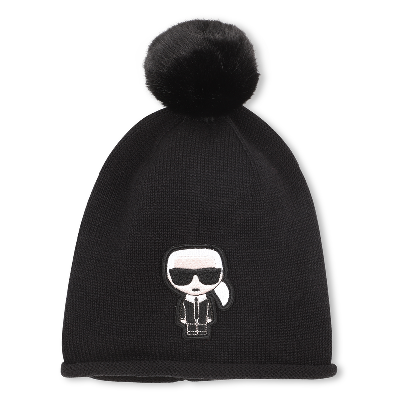 Bonnet tricot KARL LAGERFELD KIDS 
                    FILLE