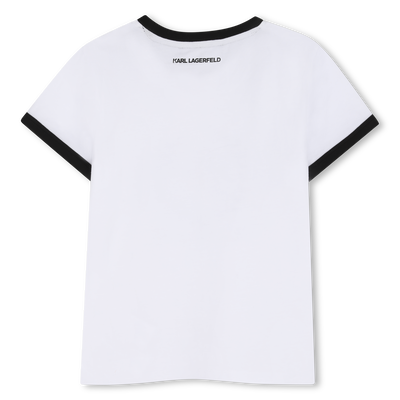 T-SHIRT MANCHES COURTES KARL LAGERFELD KIDS FILLE