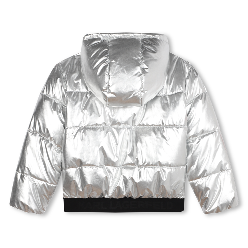 Doudoune métallisée KARL LAGERFELD KIDS 
                    FILLE