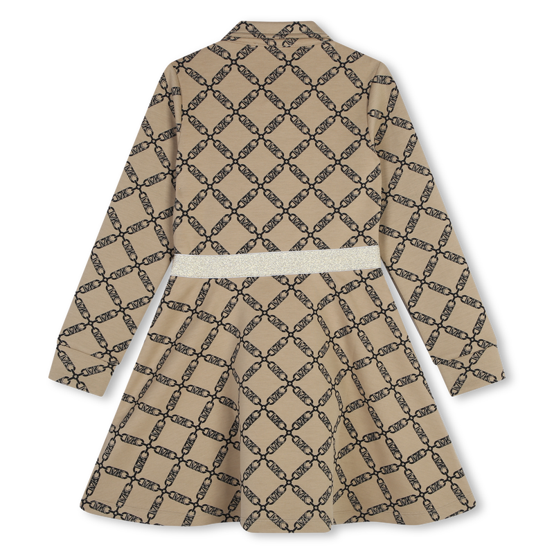 Robe zipp&eacute;e manches longues MICHAEL KORS 
                        FILLE
