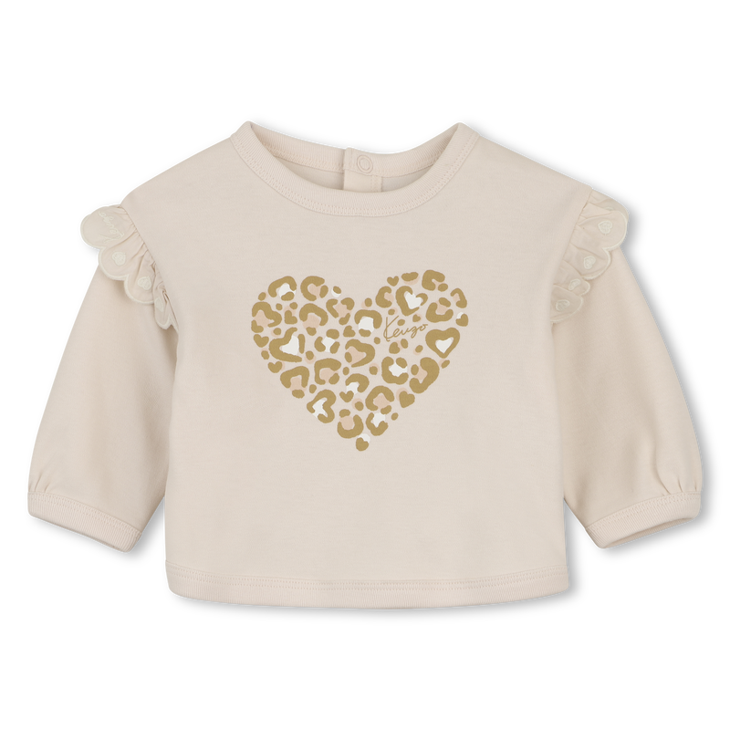 Ensemble Sweat-shirt, pantalon et doudou KENZO KIDS 
                        FILLE