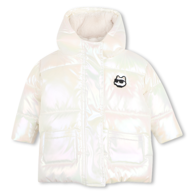 Doudoune &agrave; capuche KARL LAGERFELD KIDS 
                        FILLE