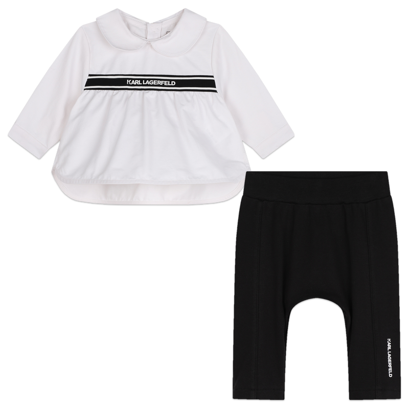 Chemise et legging KARL LAGERFELD KIDS 
                    FILLE
