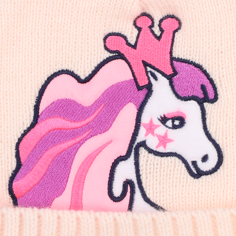 Bonnet tricot avec pompon BILLIEBLUSH 
                    FILLE