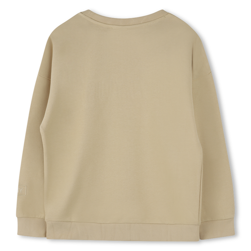 Sweat-shirt coton molletonn&eacute; DKNY 
                        UNISEXE