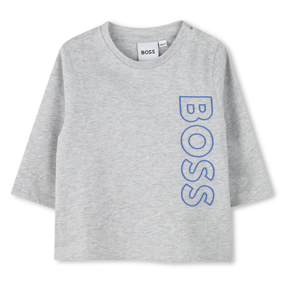 T-shirt sigle vertical BOSS GARCON