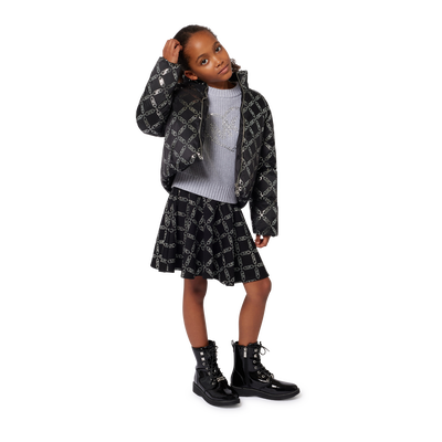 Jupe patineuse imprimée MICHAEL KORS FILLE