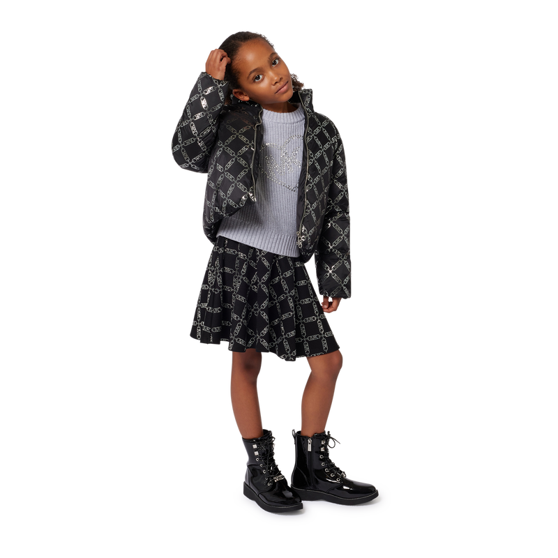 Jupe patineuse imprimée MICHAEL KORS 
                    FILLE