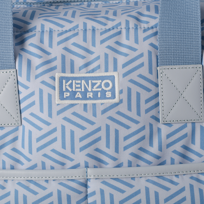 Sac à langer matelassé en popeline imprimée KENZO KIDS 
                    UNISEXE