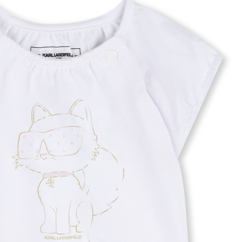ENSEMBLE T-SHIRT ET JUPE KARL LAGERFELD KIDS 
                        FILLE