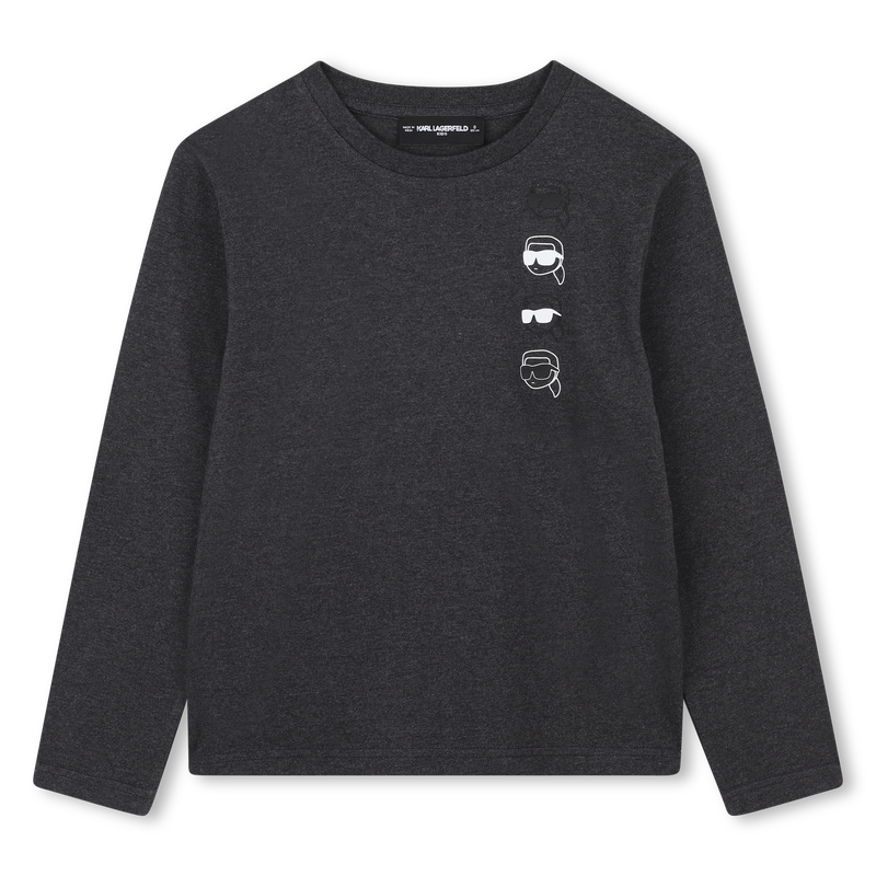 T-shirt à manches longues KARL LAGERFELD KIDS 
                    GARCON