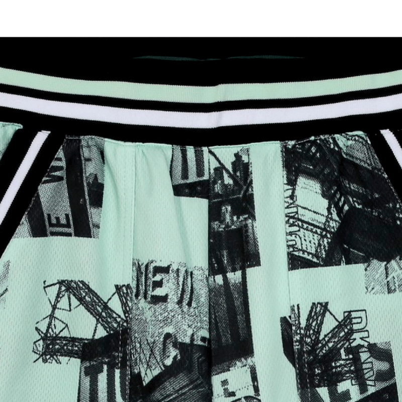 Short imprimé en tissu en maille ajouré DKNY 
                    GARCON