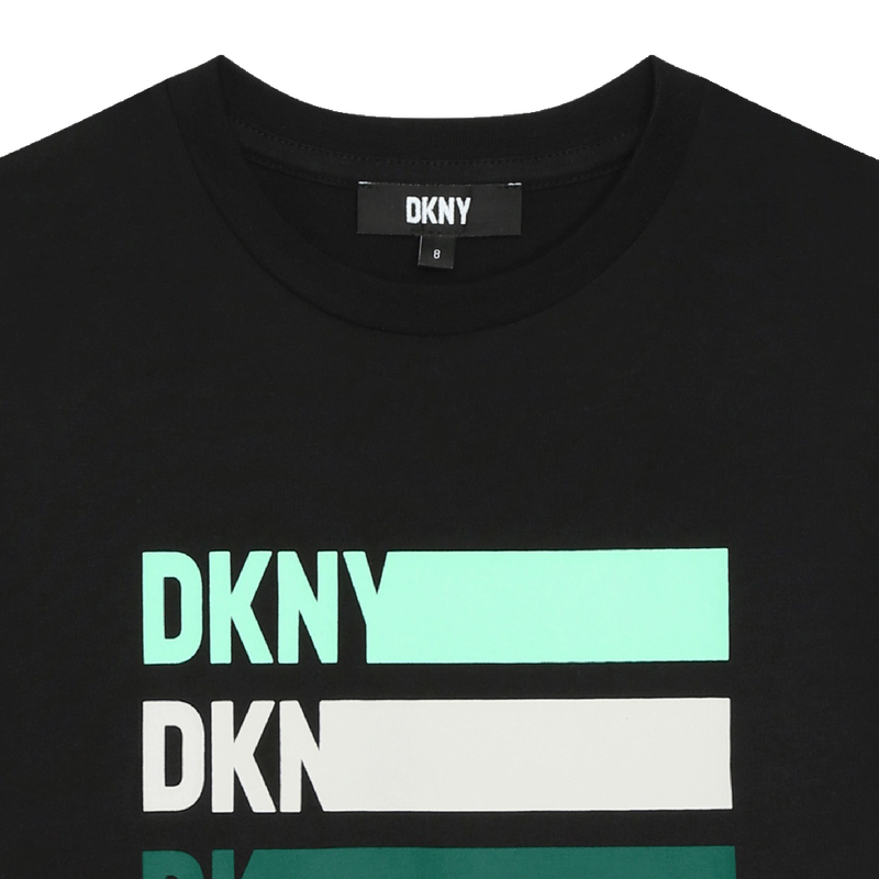 T-shirt coton manches courtes DKNY 
                    GARCON