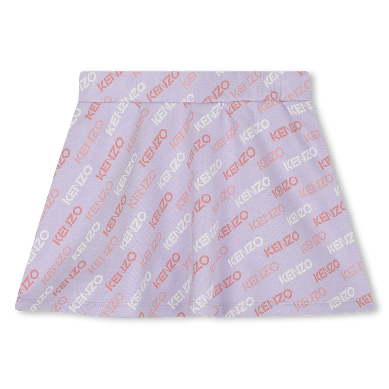 Jupe évasée imprimée sigle KENZO KIDS 
                    FILLE
