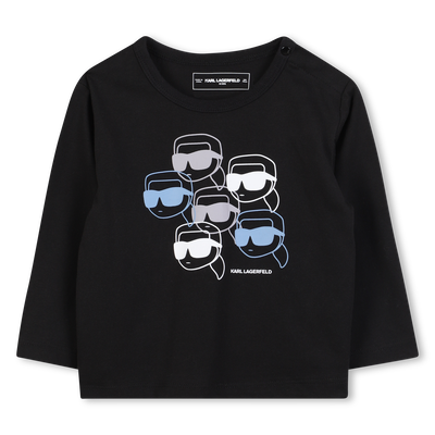 T-shirt à manches longues KARL LAGERFELD KIDS GARCON