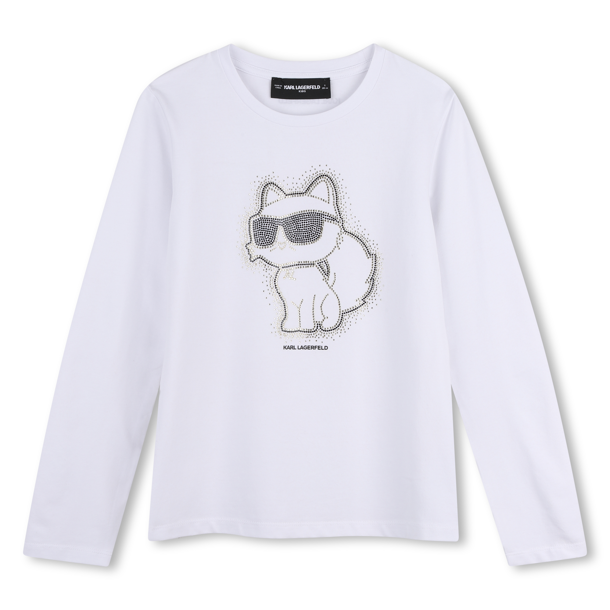 Karl Lagerfeld Kids - Tee-shirt Manches Longues - Blanc - Fille - 16 Ans