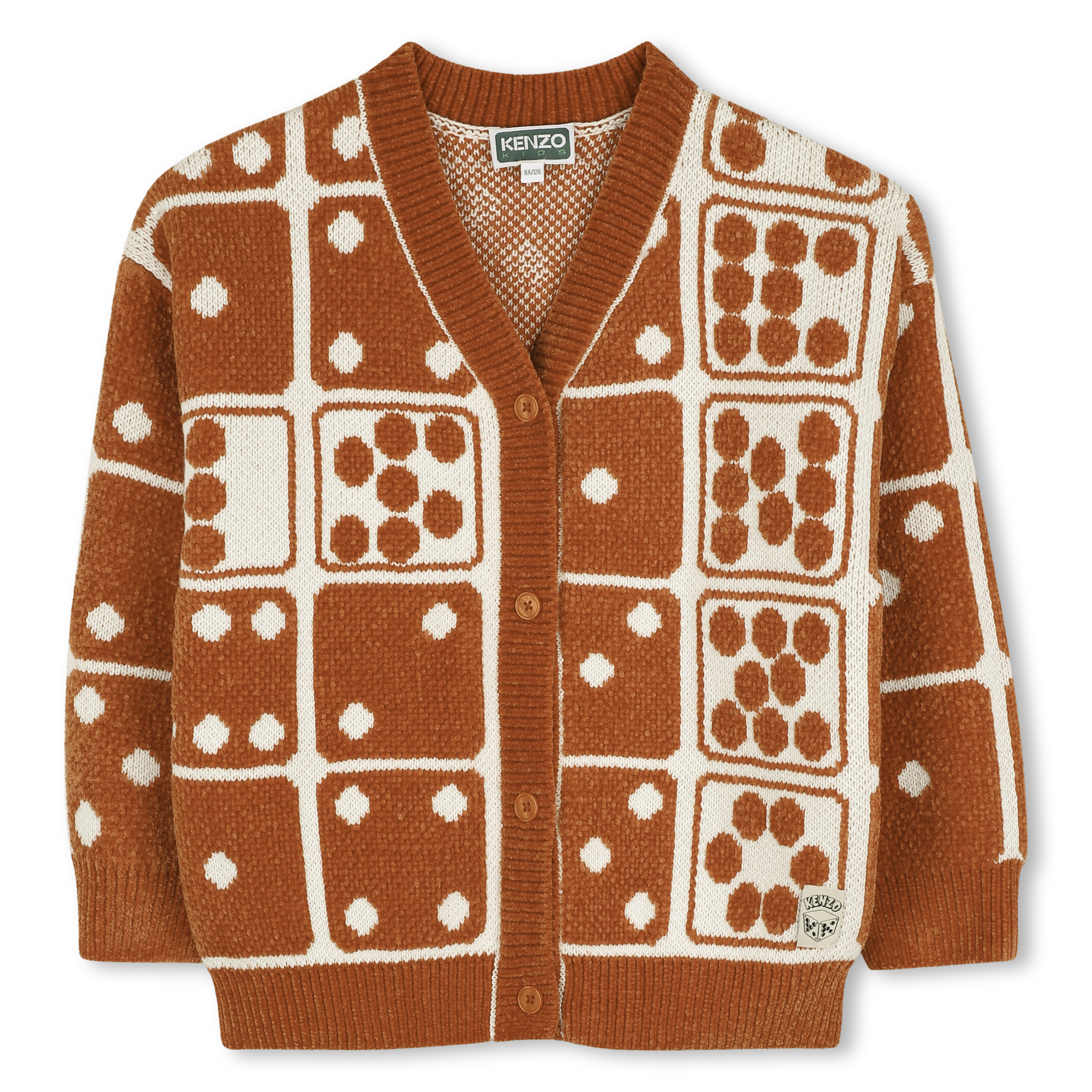 Kenzo Kids - Cardigan En Tricot - Paprika - Fille - 4 Ans Kenzo Kids - Cardigan En Tricot - Paprika - Fille - 4 Ans