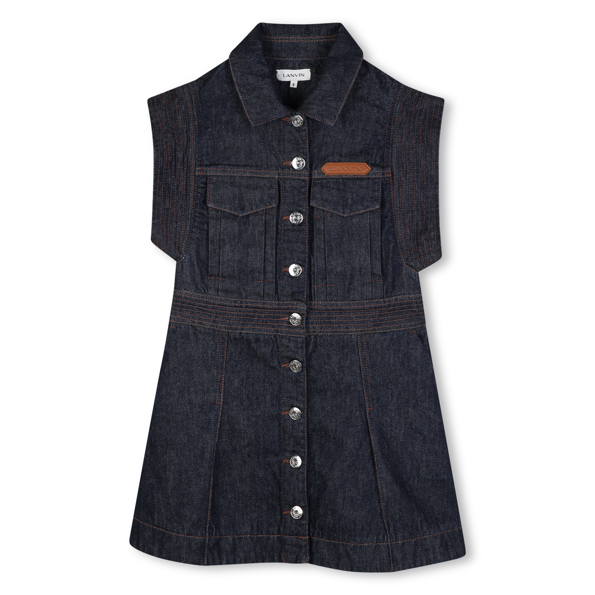 Lanvin - Robe En Denim - Denim Indigo Blue - Fille - 16 Ans Lanvin - Robe En Denim - Denim Indigo Blue - Fille - 16 Ans