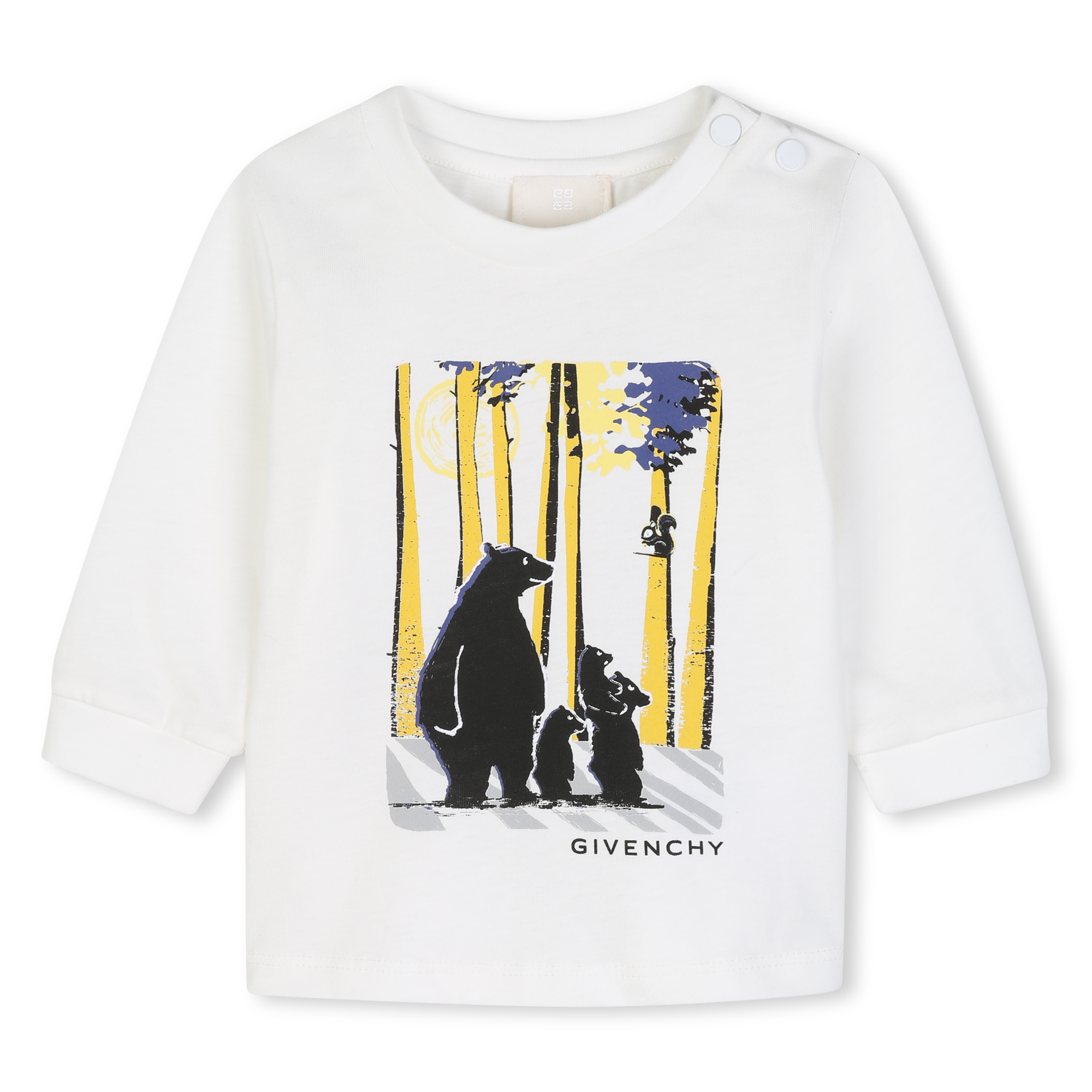 Givenchy - Tee-shirt Manches Longues - Offwhite - Garçon - 18 Mois Givenchy - Tee-shirt Manches Longues - Offwhite - Garçon - 18 Mois