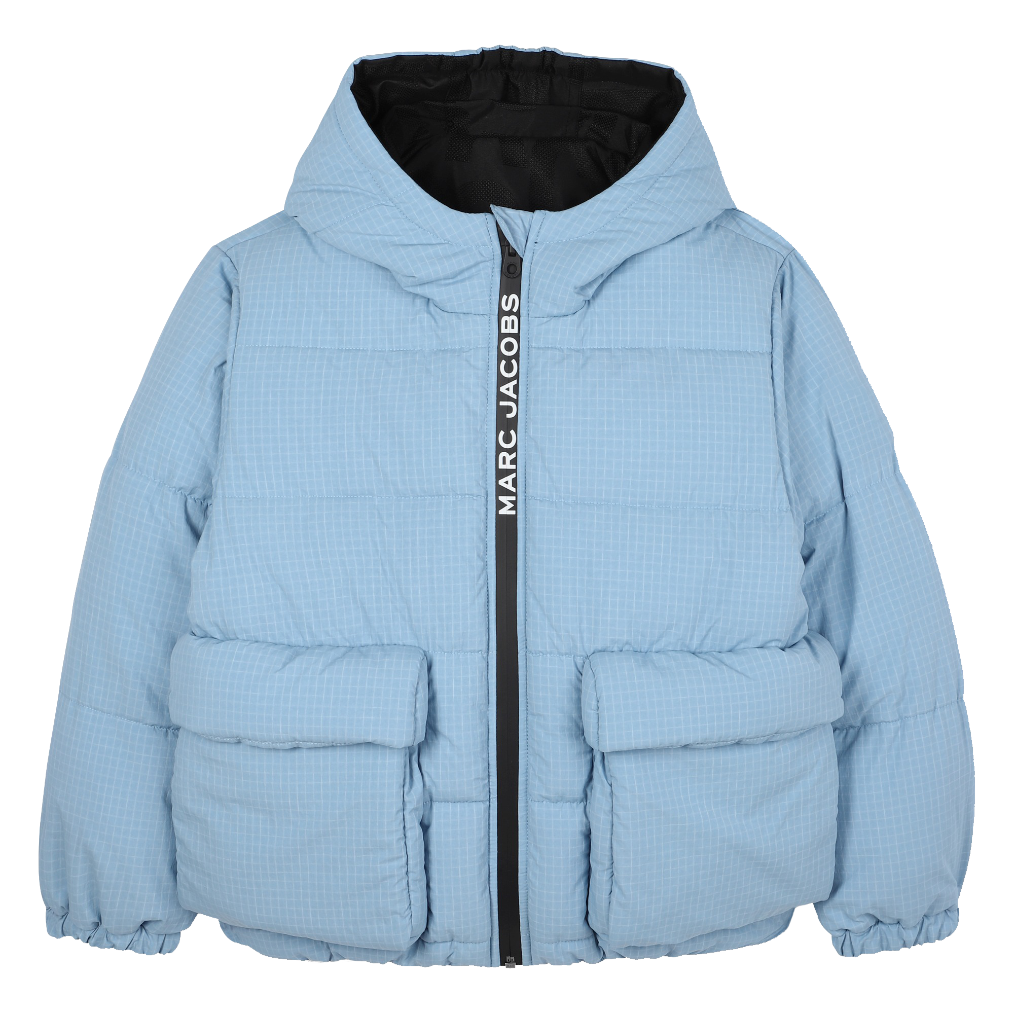 Marc Jacobs - Doudoune À Capuche Réversible - Bleu Noir - Garçon - +12 Ans Marc Jacobs - Doudoune À Capuche Réversible - Bleu Noir - Garçon - +12 Ans
