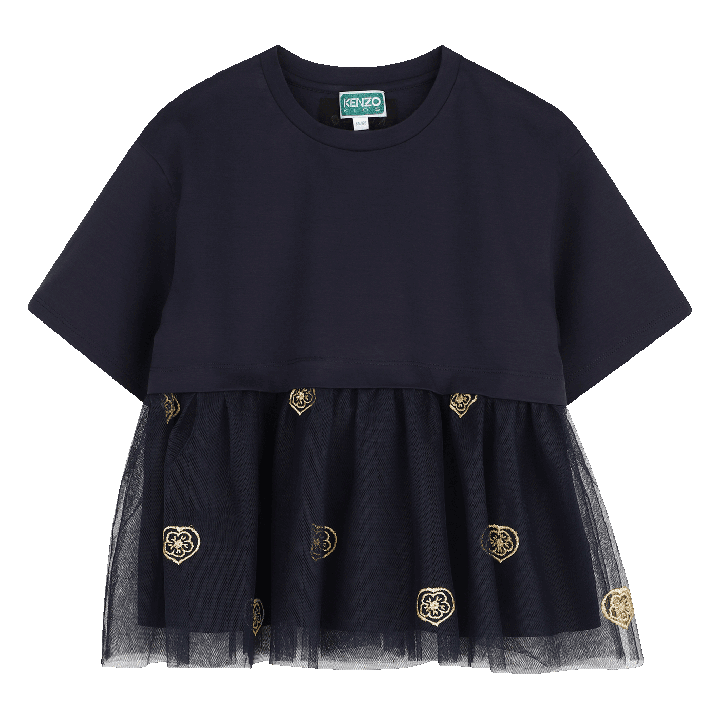 Kenzo Kids - Tee-shirt Fantaisie - Bleu Mistral - Fille - 3 Ans