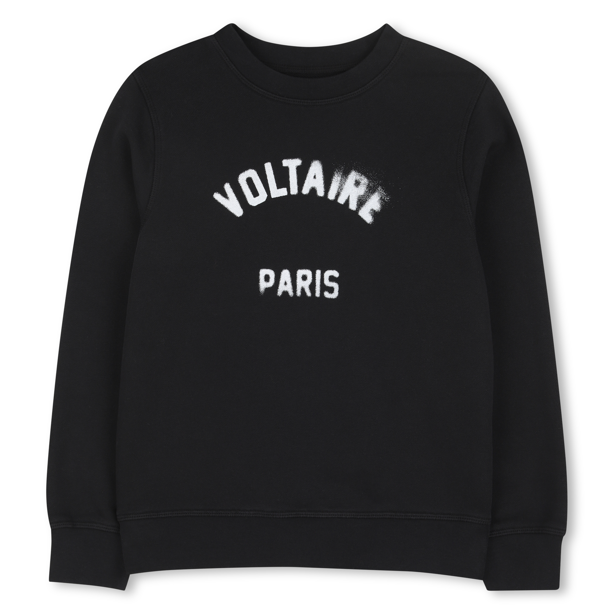 Zadig & Voltaire - Sweat Col Rond - Black - Unisexe - 14 Ans Zadig & Voltaire - Sweat Col Rond - Black - Unisexe - 14 Ans