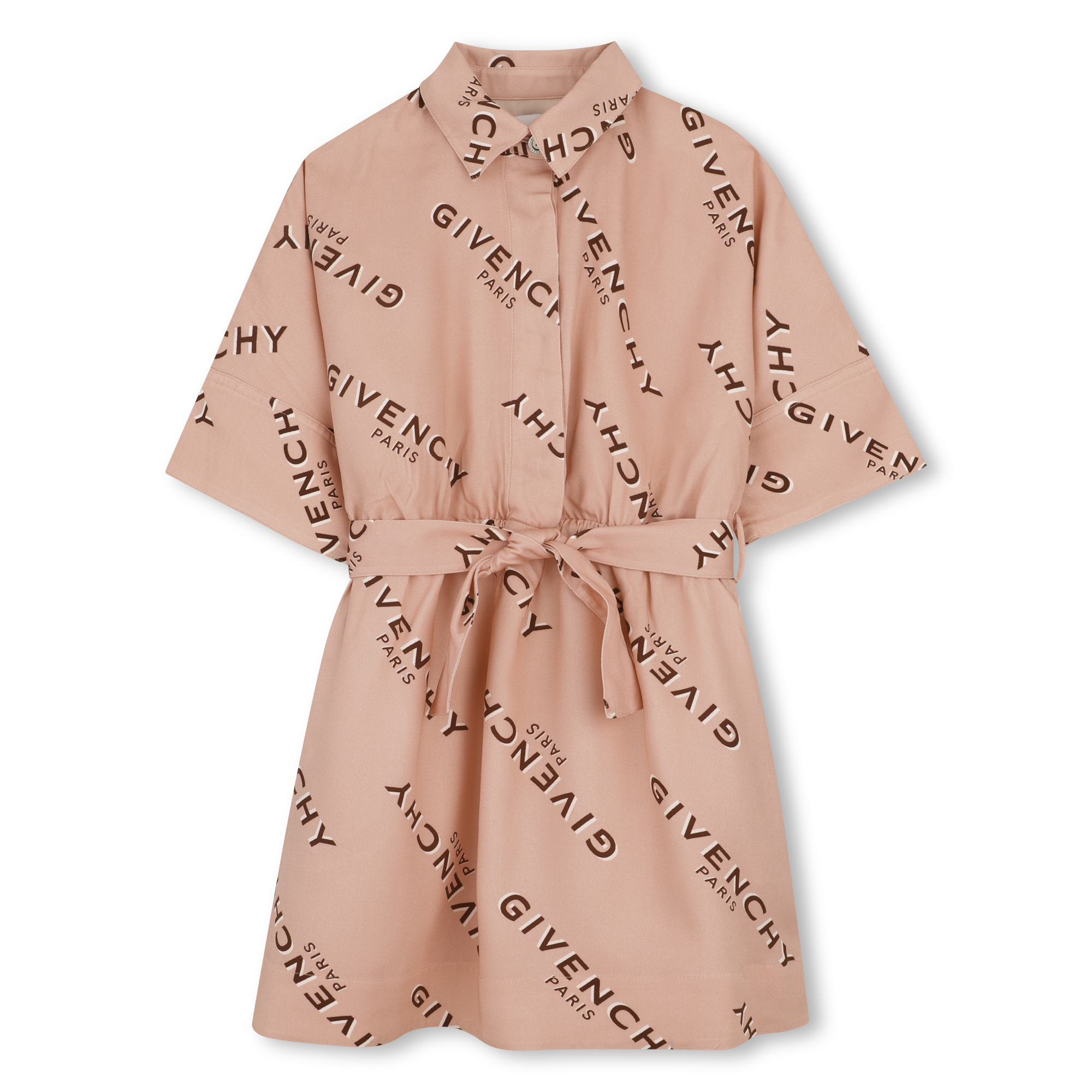 Givenchy - Robe Chemise - Rose Pink - Fille - 6 Ans