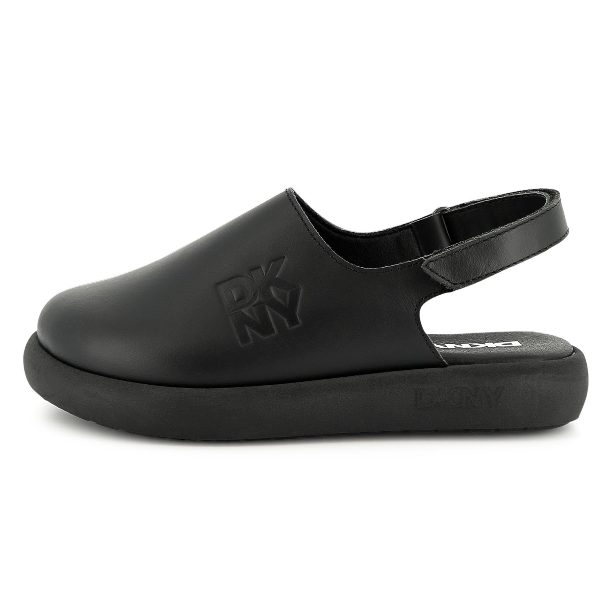 Dkny - Sabots Fermeture Par Bandes Auto Agrippantes - Black - Unisexe - Taille 30