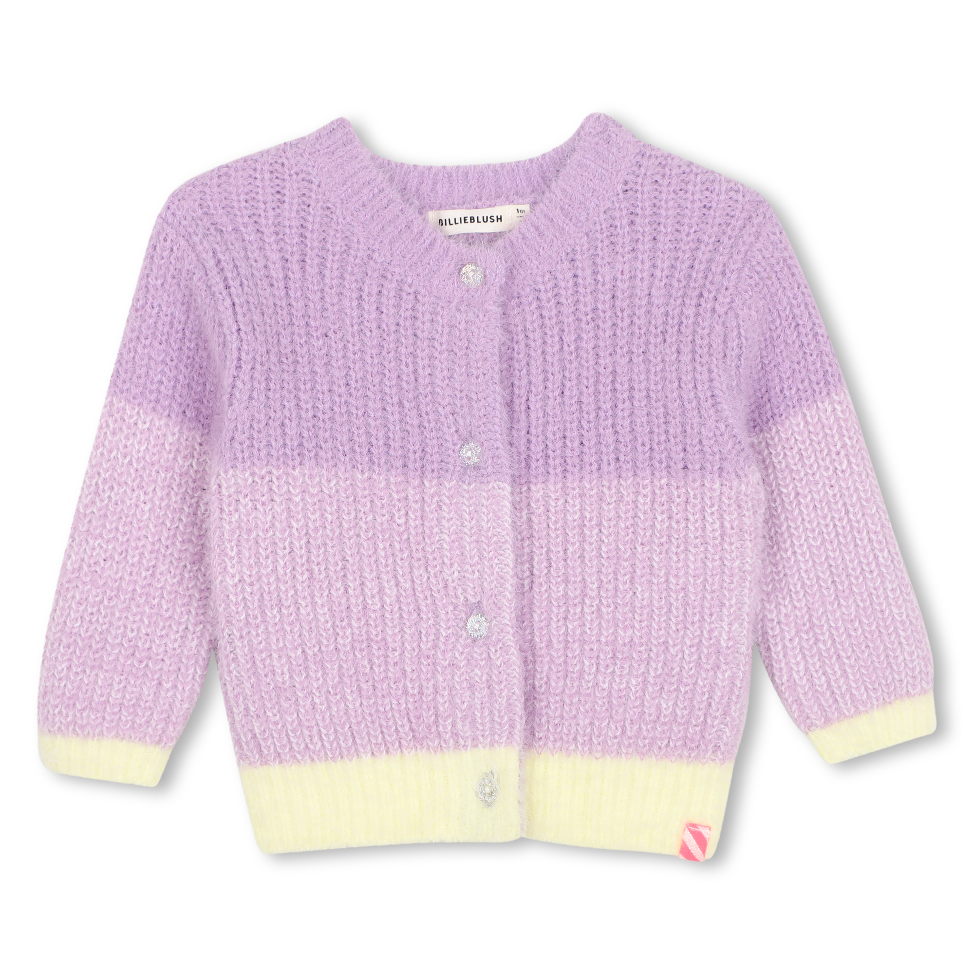 Billieblush - Cardigan En Tricot - Guimauve - Fille - 9 Mois Billieblush - Cardigan En Tricot - Guimauve - Fille - 9 Mois