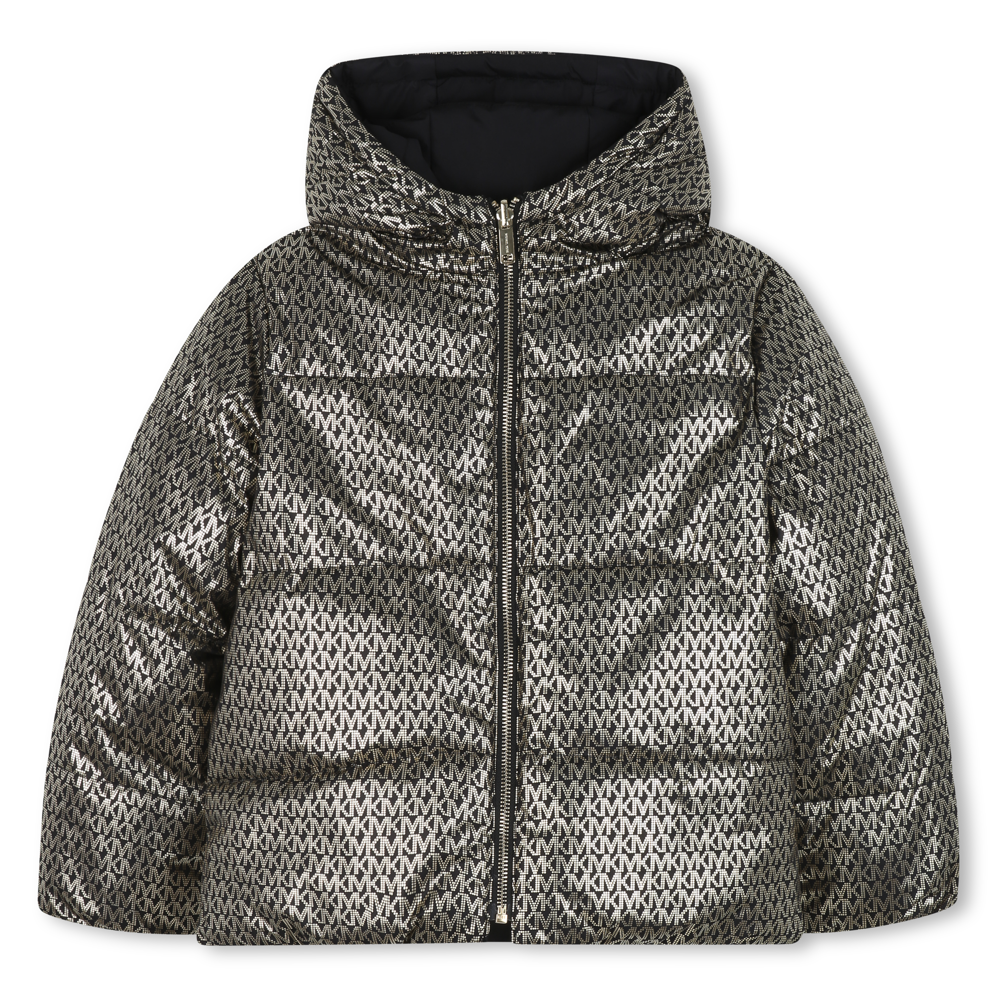 Michael+Kors+-+Doudoune+à+Capuche+Reversible+-+Fille+-+Taille+2+ans+-+Noir+-+Kids+Around