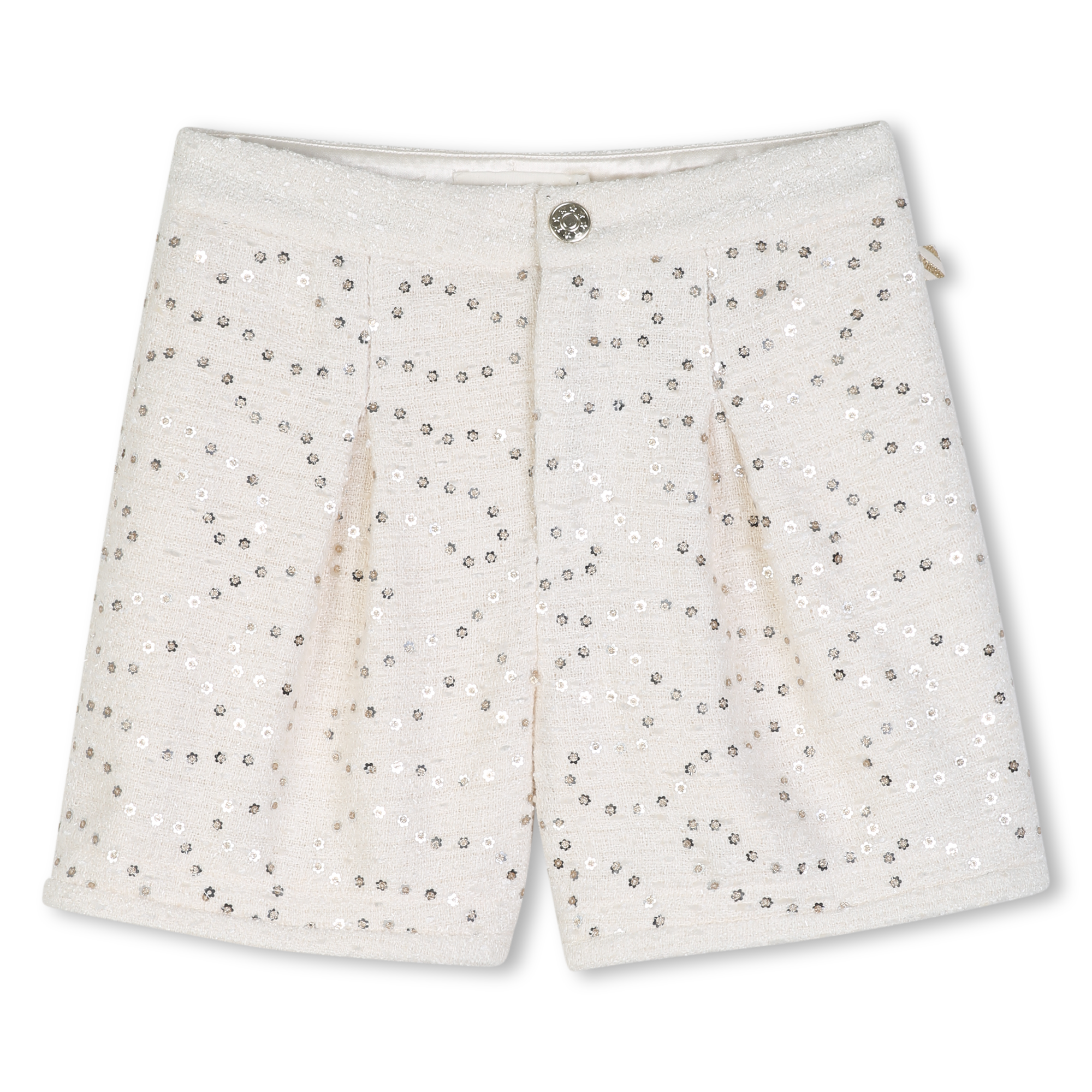 Billieblush - Short En Tweed - Rice - Fille - 6 Ans