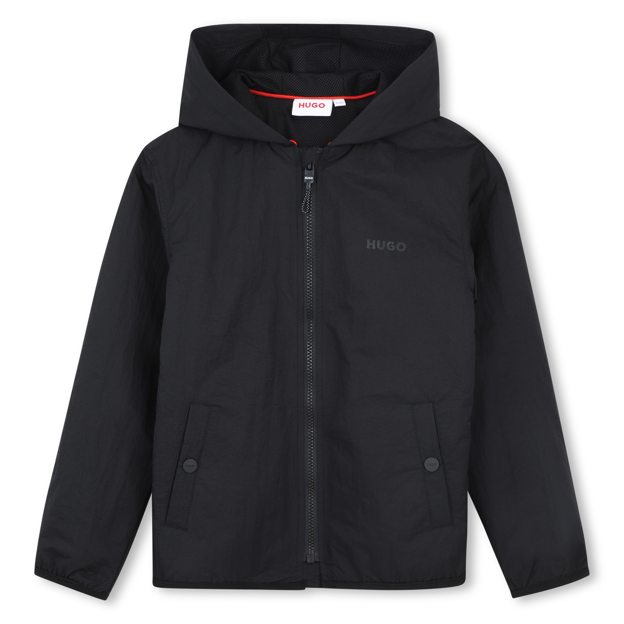 Hugo - Coupe-vent À Capuche - Black - Garçon - 10 Ans