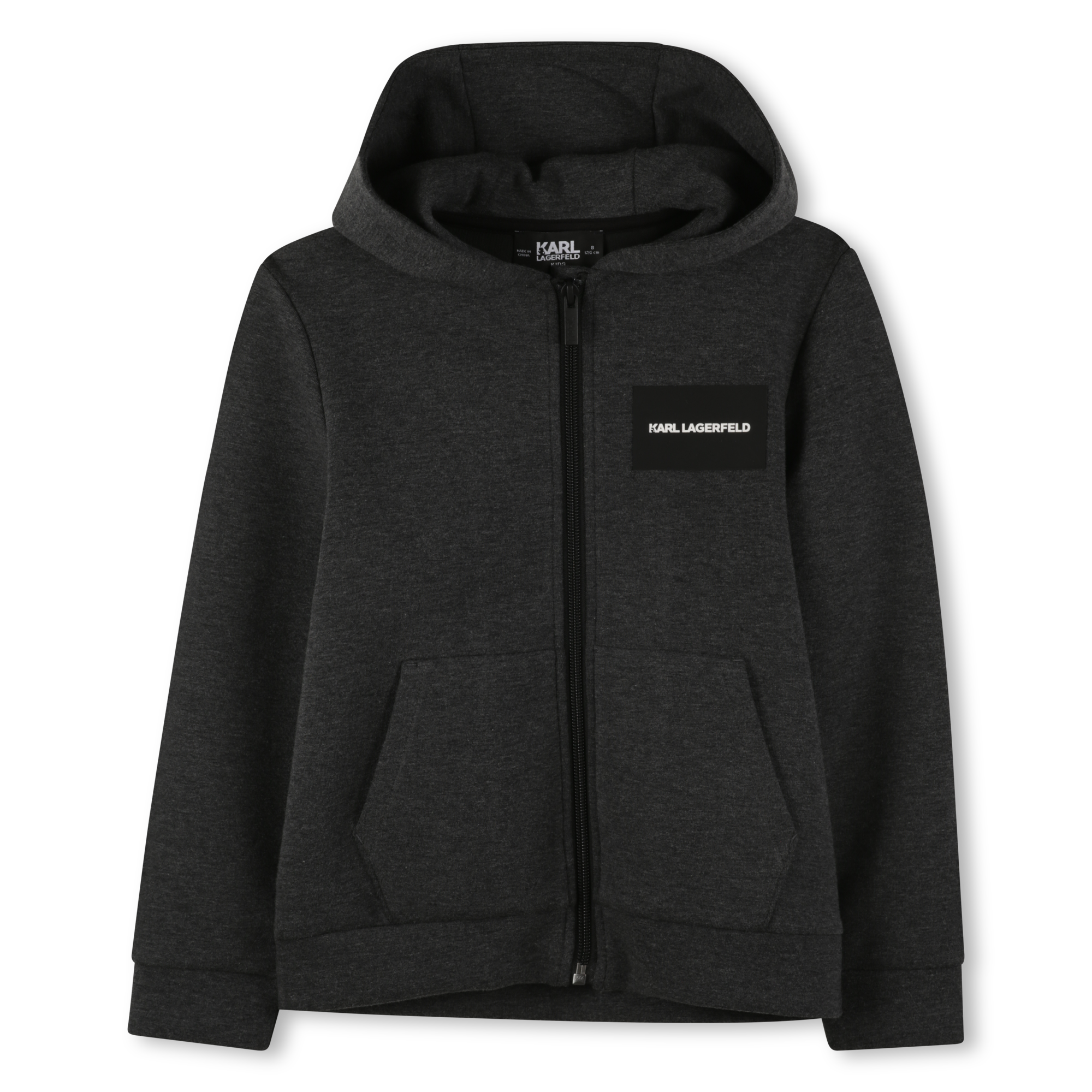 Karl Lagerfeld Kids - Sweat À Capuche - Anthracite Chine - Garçon - 14 Ans Karl Lagerfeld Kids - Sweat À Capuche - Anthracite Chine - Garçon - 14 Ans