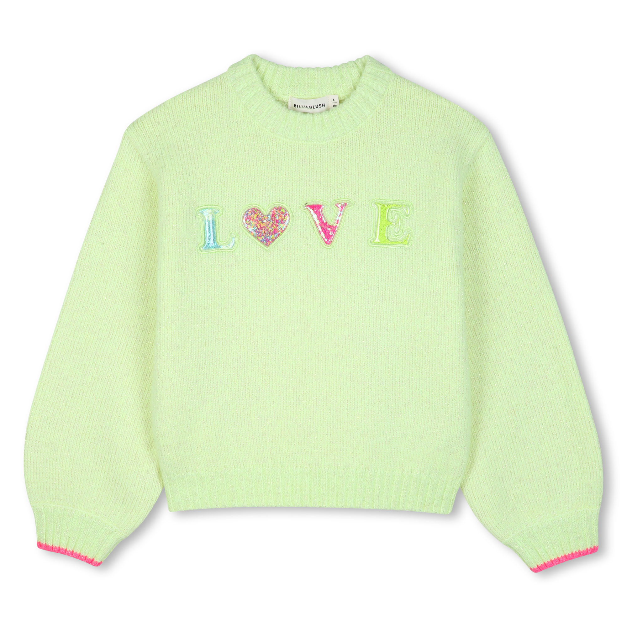 Billieblush - Pull - Green Lemon - Fille - 4 Ans