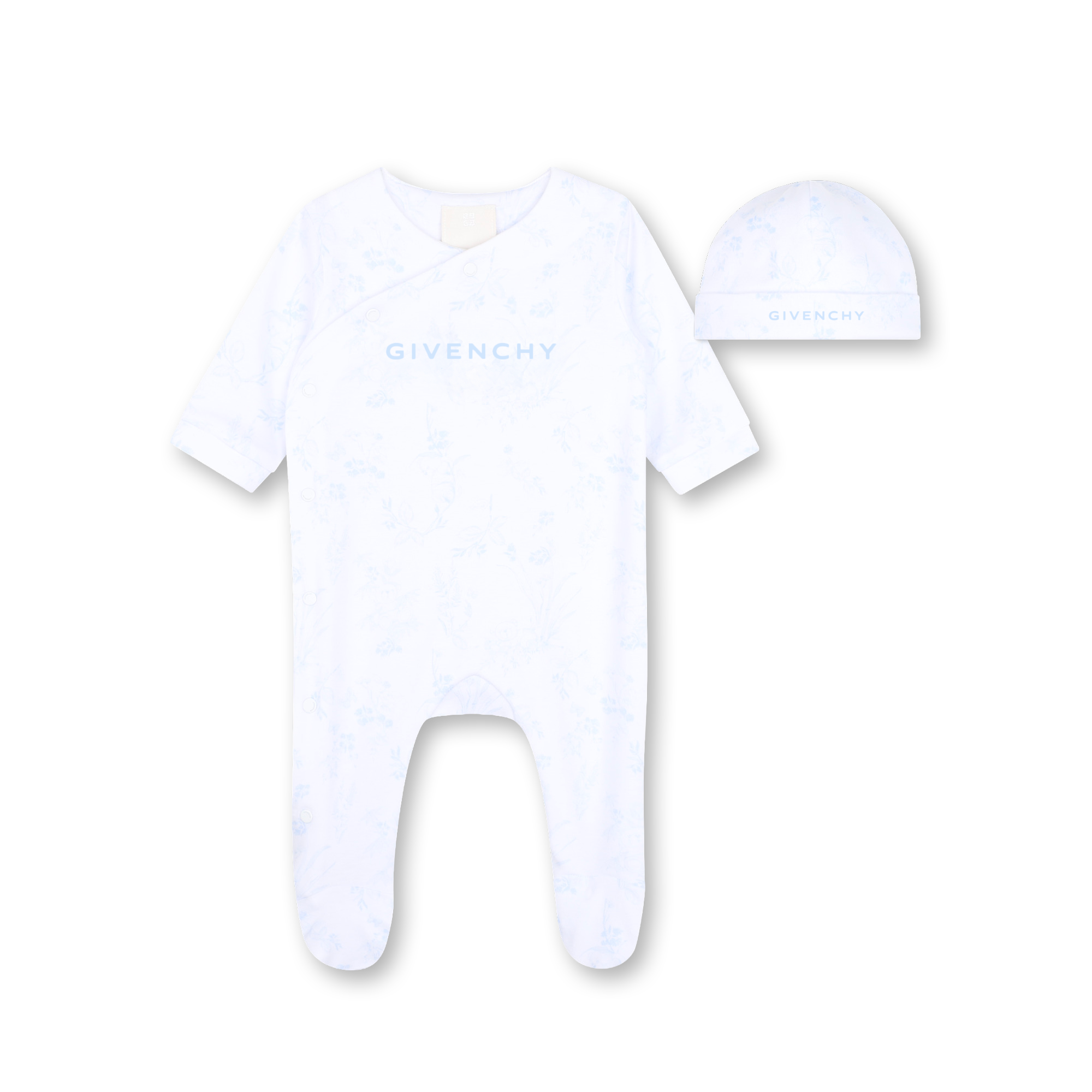 Givenchy - Ensemble De Nuit - Blanc Bleu - Garçon - 6 Mois
