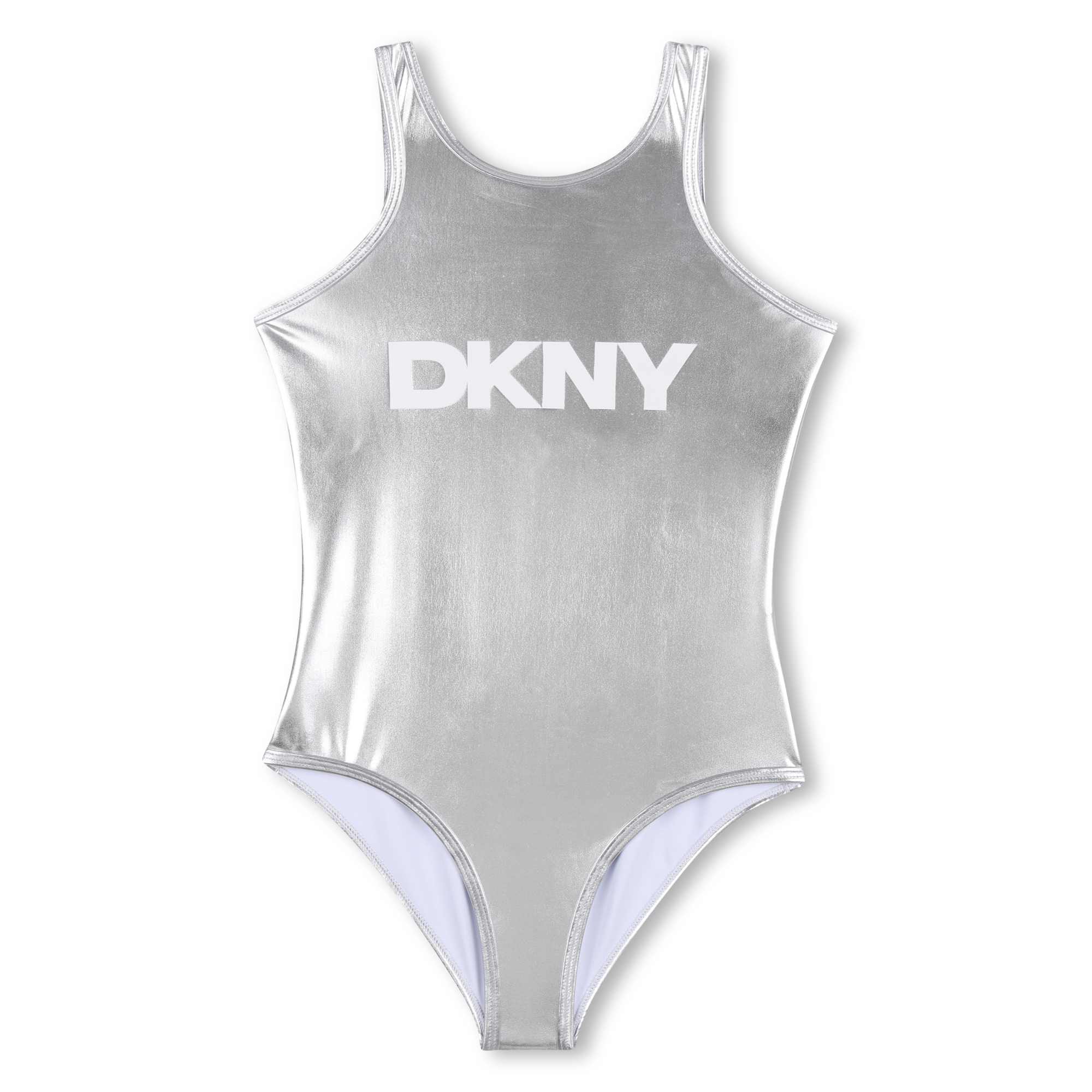 Dkny - Maillot De Bain 1 Pièce - Silver - Fille - 6 Ans Dkny - Maillot De Bain 1 Pièce - Silver - Fille - 6 Ans